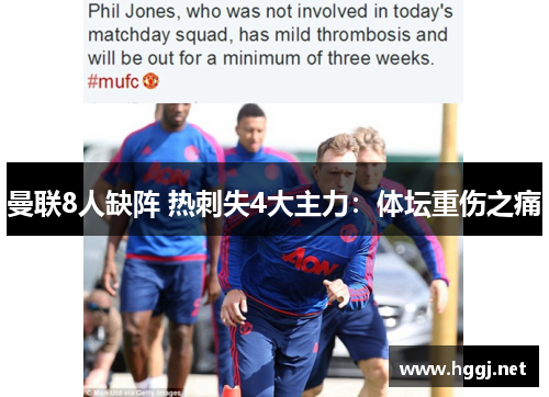 曼联8人缺阵 热刺失4大主力：体坛重伤之痛